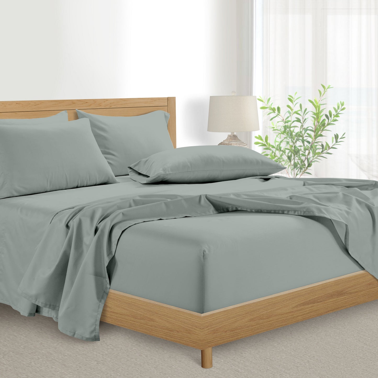 Kathy Ireland 1000 Thread Count Egyptian Cotton Rich 6-Piece Sheet Set