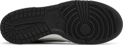 Nike Grade School Dunk Low 'Black Bright Mandarin Mini Swoosh Gs' Sneakers