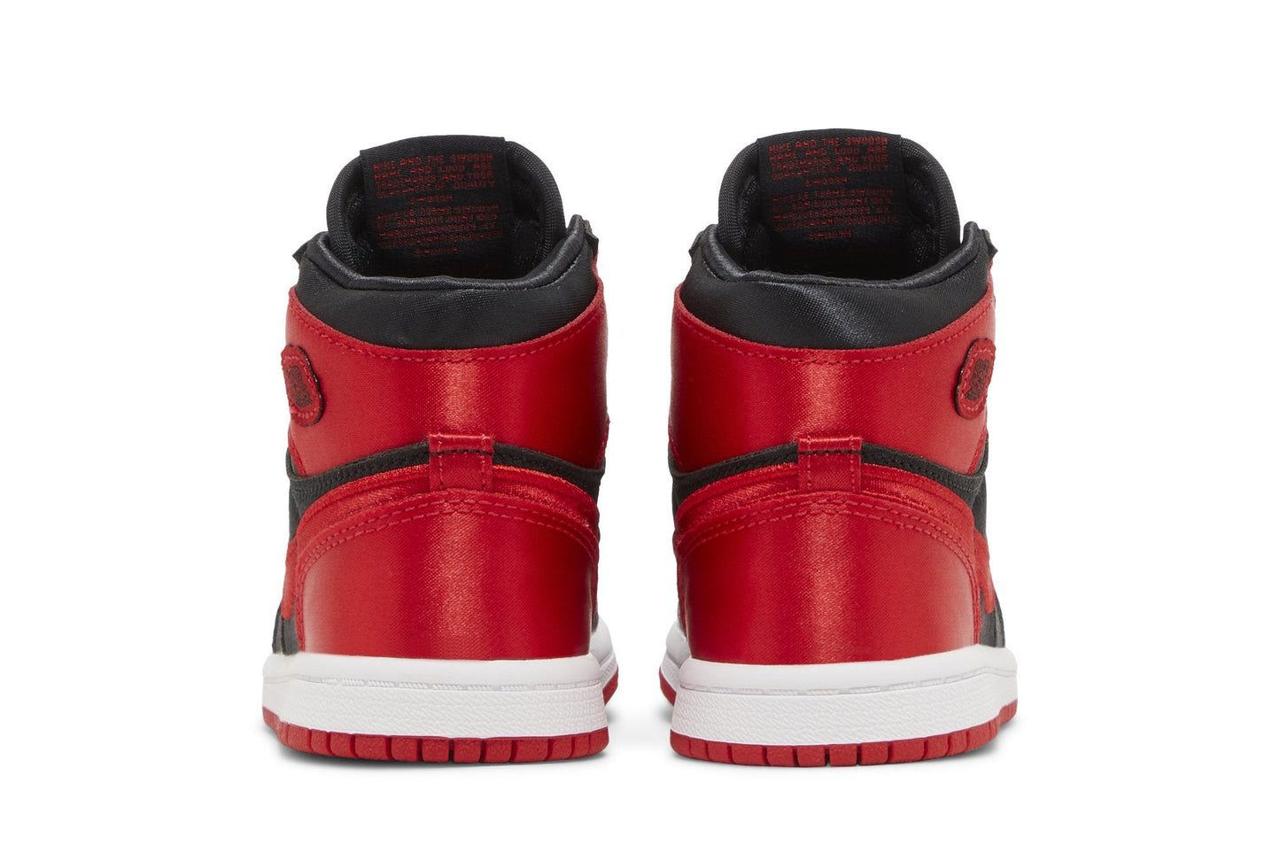 Air Jordan Toddlers Retro 1 High Og 'Satin Bred Td' Sneakers