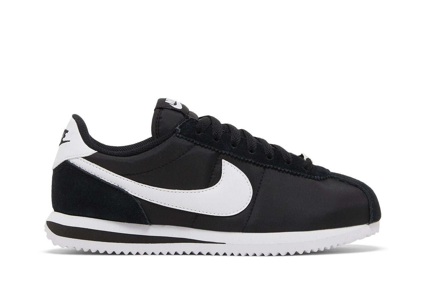 Nike Women's Cortez 'Nylon Black White' Shoes