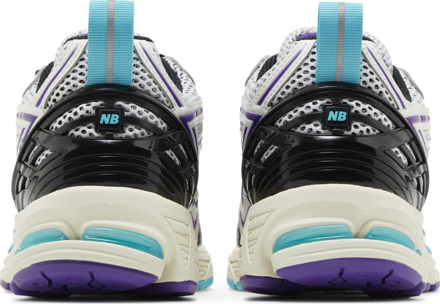 Off-White/Aqua/Purple/Black-