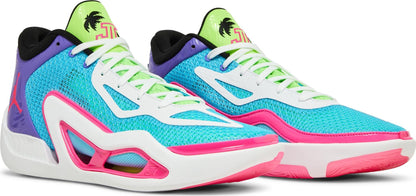 Air Jordan Men's Tatum 1 'Wave Runner' - Lagoon Pulse/Pink Blast/Psychic Purple/White/Lime Glow/Black Sneakers