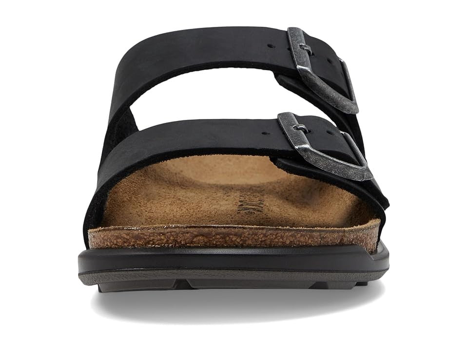 Birkenstock Unisex Arizona Ct Waxy Leather Black
