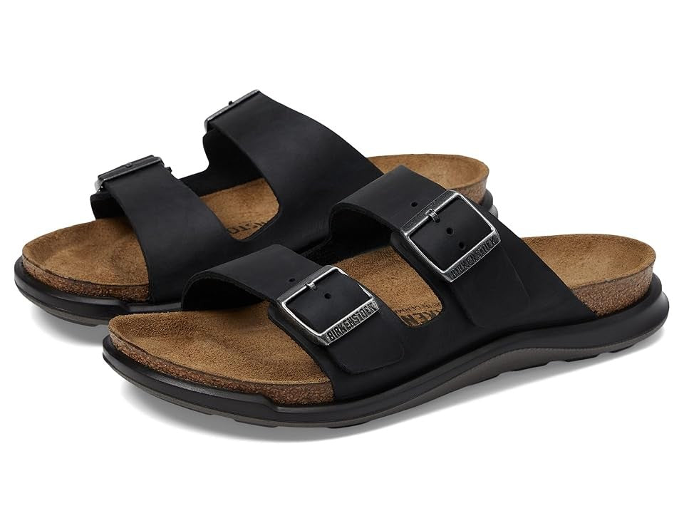 Birkenstock Unisex Arizona Ct Waxy Leather Black