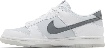 Nike Grade School Dunk Low 'Reflective Swoosh White' Gs (Gs)