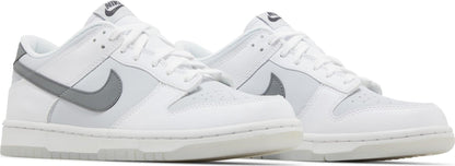 Nike Grade School Dunk Low 'Reflective Swoosh White' Gs (Gs)
