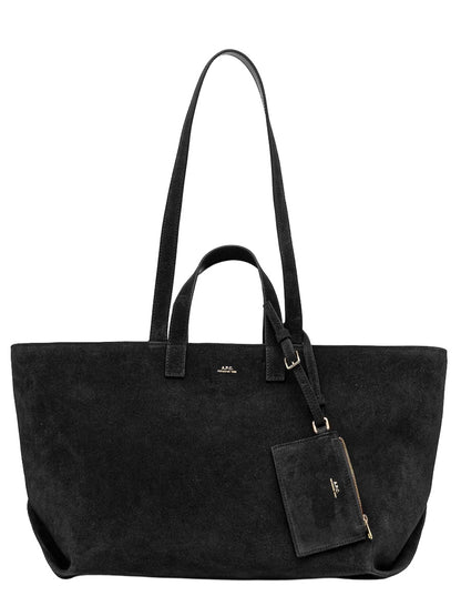 Handbag Le Drummer Black Leather
