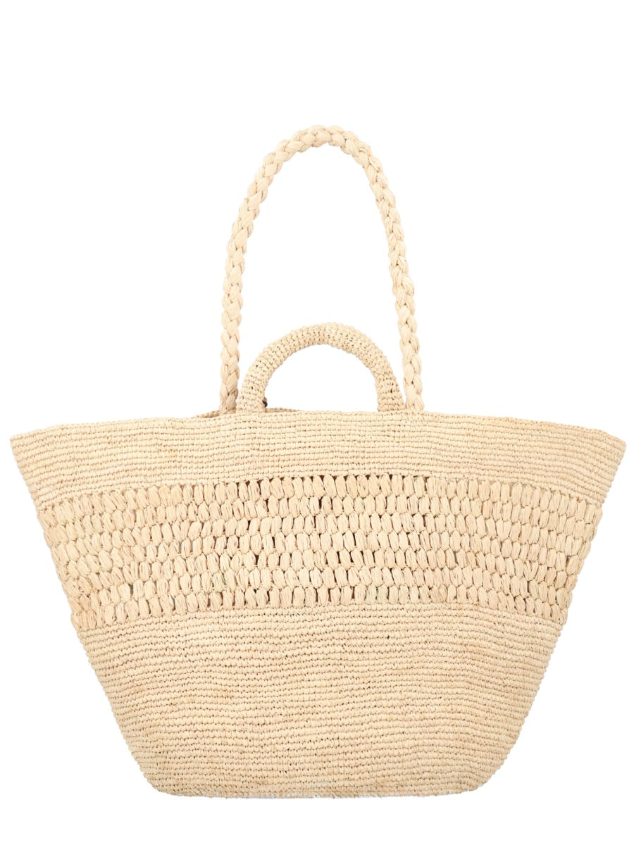 Handbag Fiji Raffia Beige