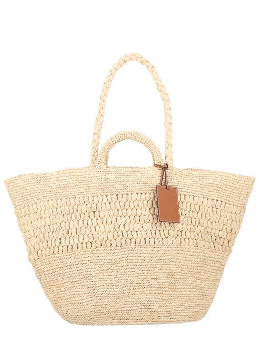 Handbag Fiji Raffia Beige