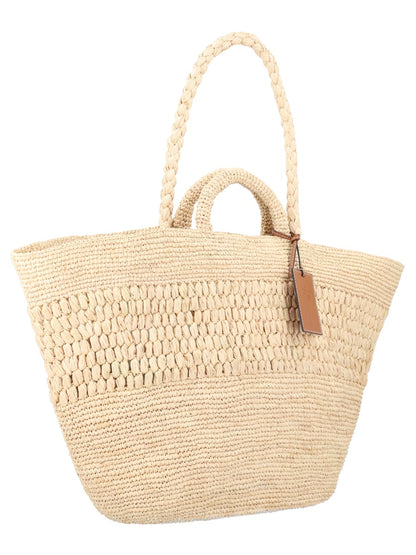 Handbag Fiji Raffia Beige