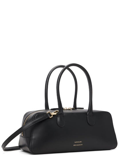 Handbag Seth Mini Black Calfskin