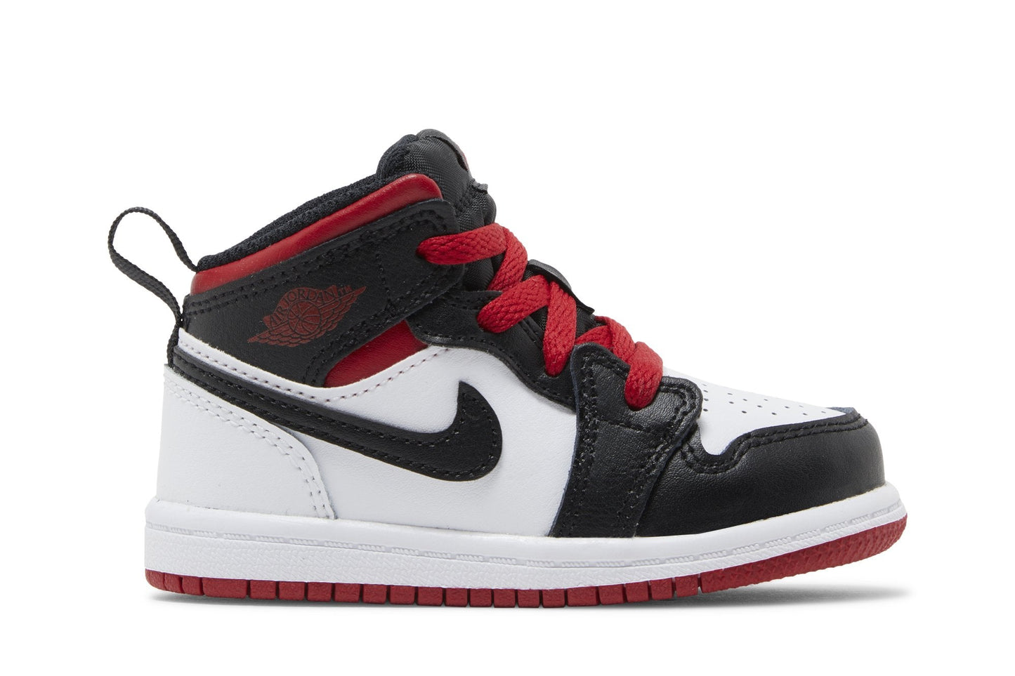 Toddlers Air Jordan Retro 1 Mid 'White Gym Red (Td)'