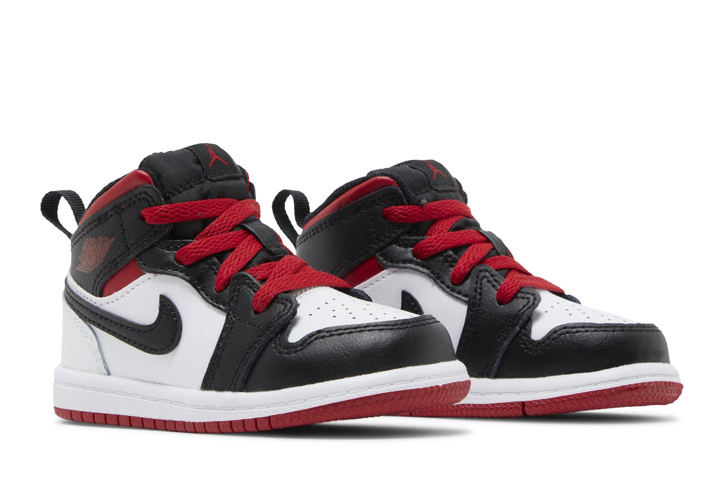 Toddlers Air Jordan Retro 1 Mid 'White Gym Red (Td)'