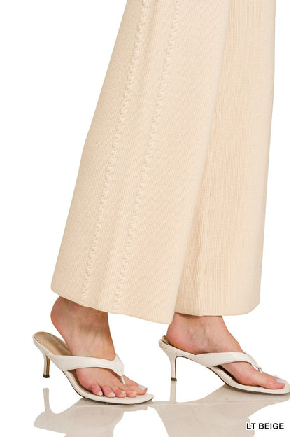 Zenana Viscose Sweater Pants