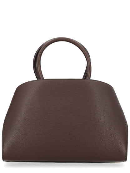 Handbag Hug Dark Brown Calf Leather