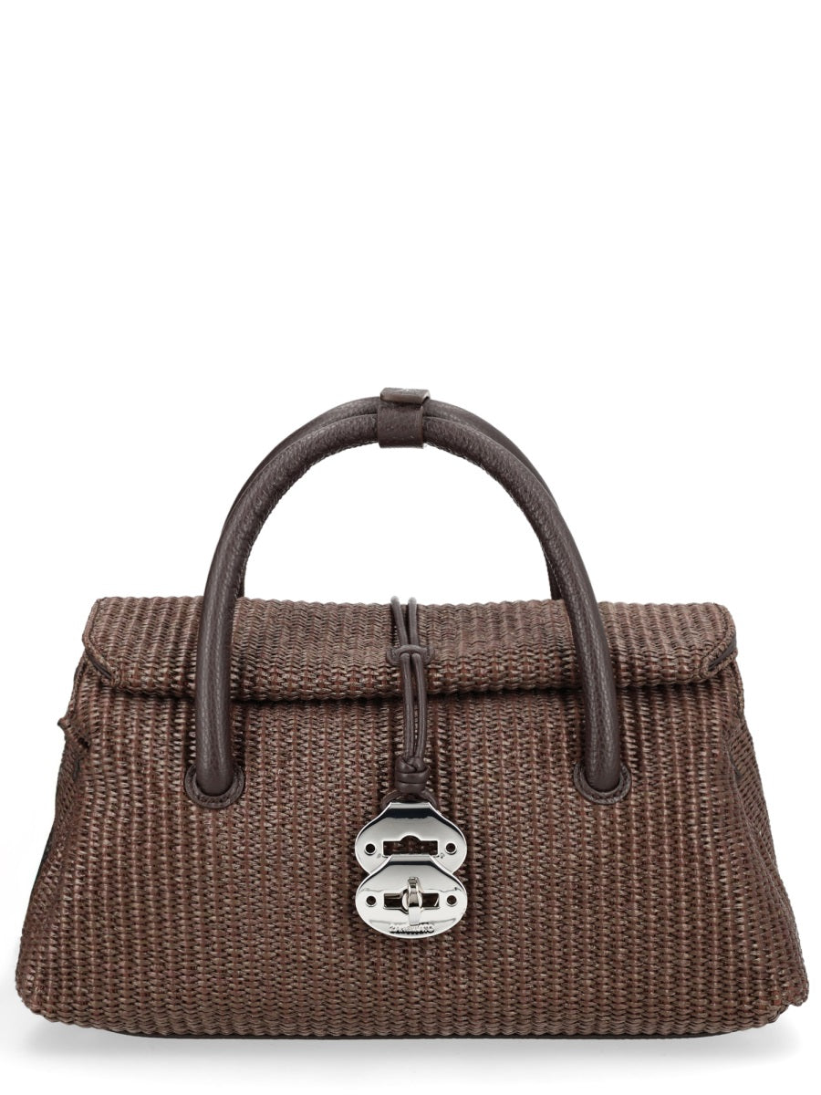 Handbag Dotta Vimini Brown