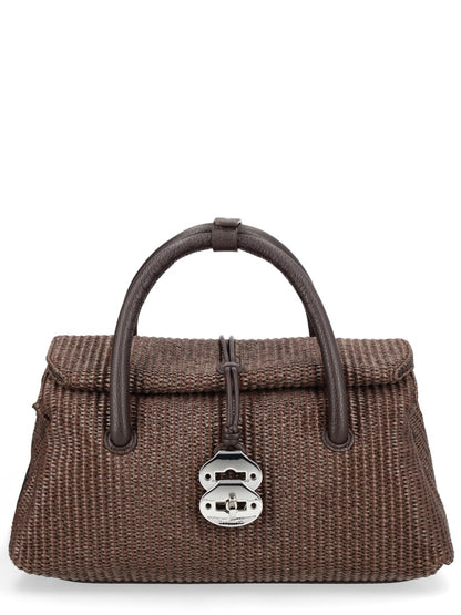 Handbag Dotta Vimini Brown