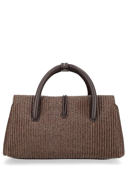 Handbag Dotta Vimini Brown