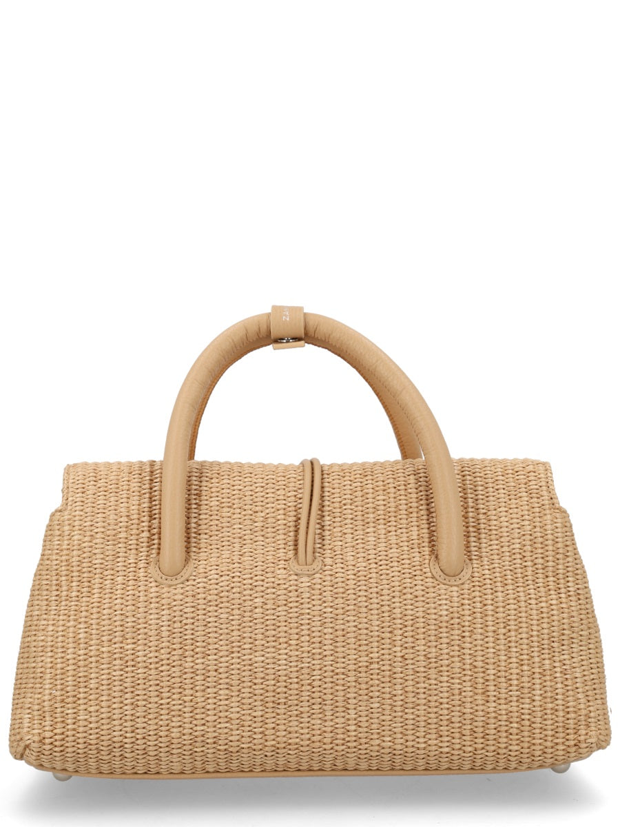 Handbag Dotta Vimini Beige