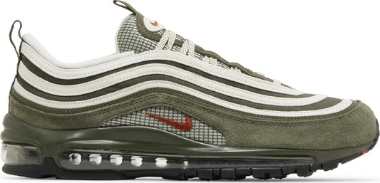 Nike Men's Air Max 97 Se 'Cargo Khaki Rugged Orange' Sneakers