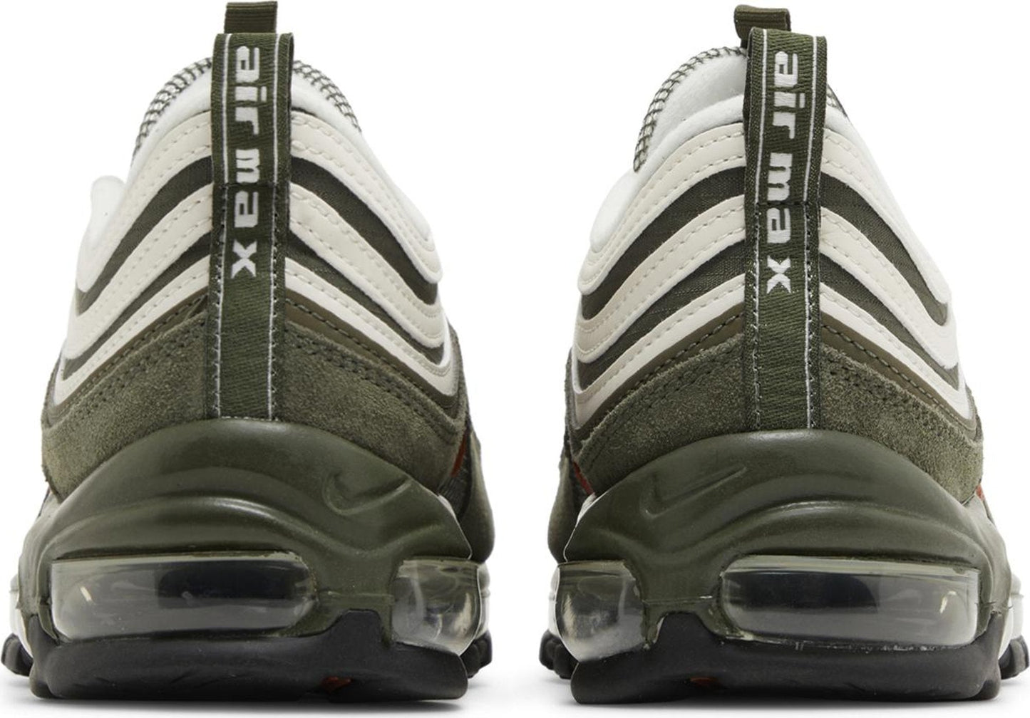 Nike Men's Air Max 97 Se 'Cargo Khaki Rugged Orange' Sneakers