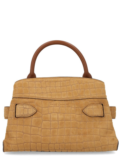 Leather Handbag Dakota Beige