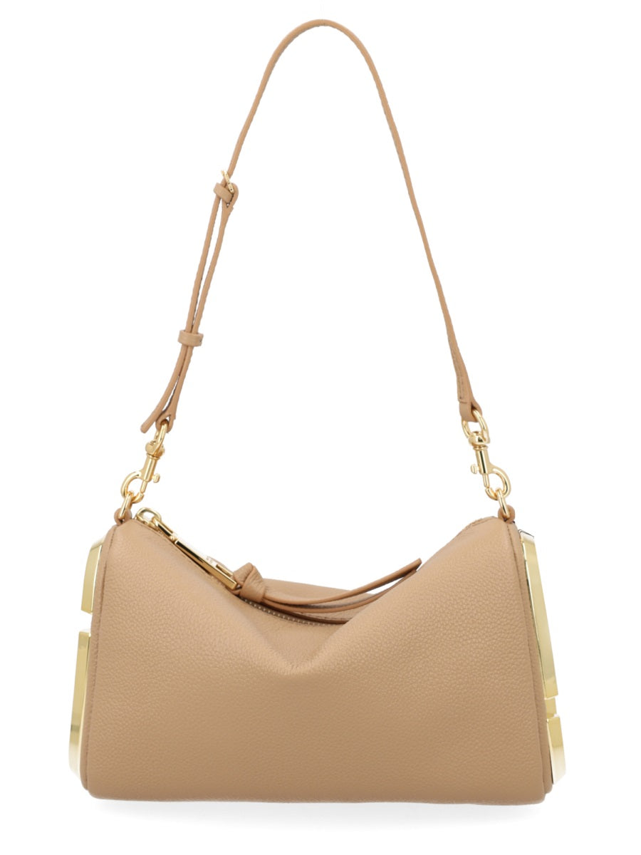 Shoulder Bag Snapshot Beige Leather