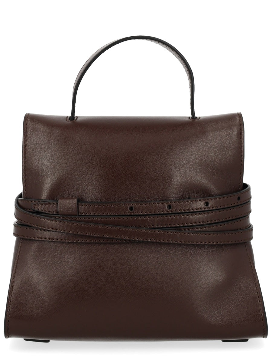 Handbag Tie Me Brown Leather