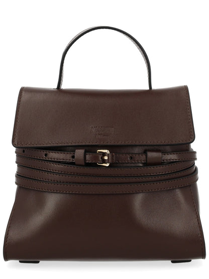 Handbag Tie Me Brown Leather
