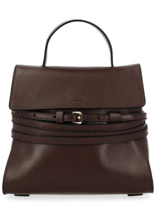 Handbag Tie Me Brown Leather