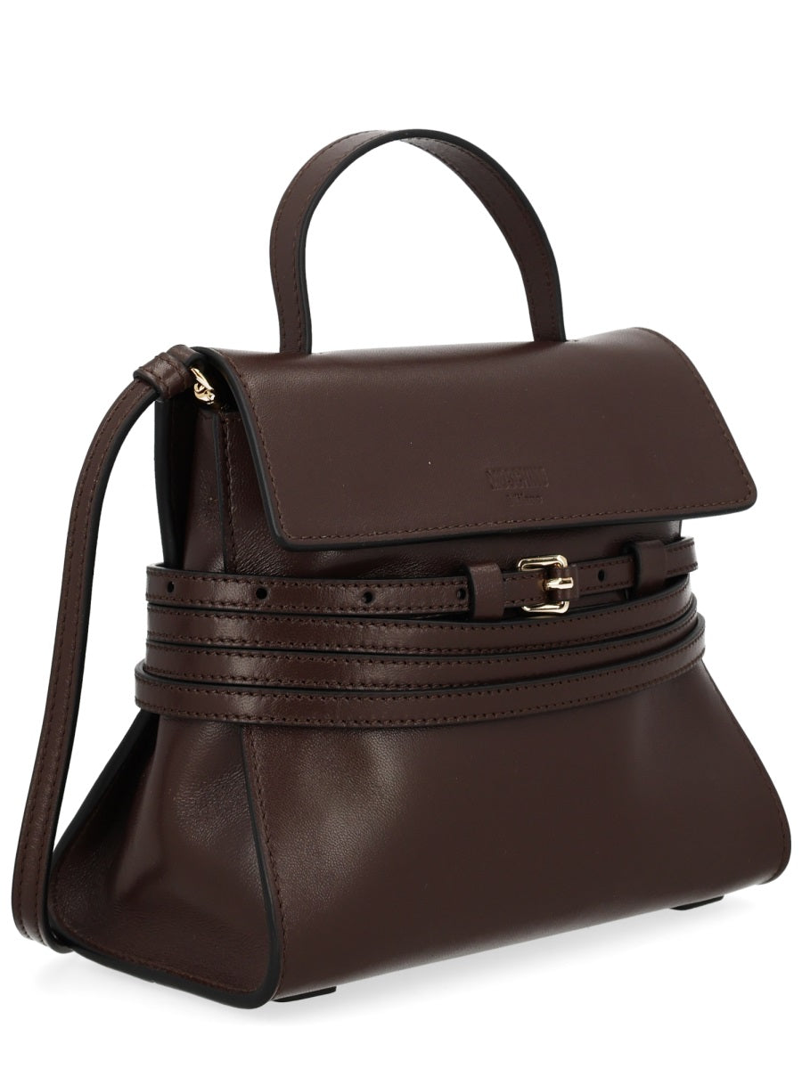 Handbag Tie Me Brown Leather