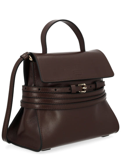 Handbag Tie Me Brown Leather