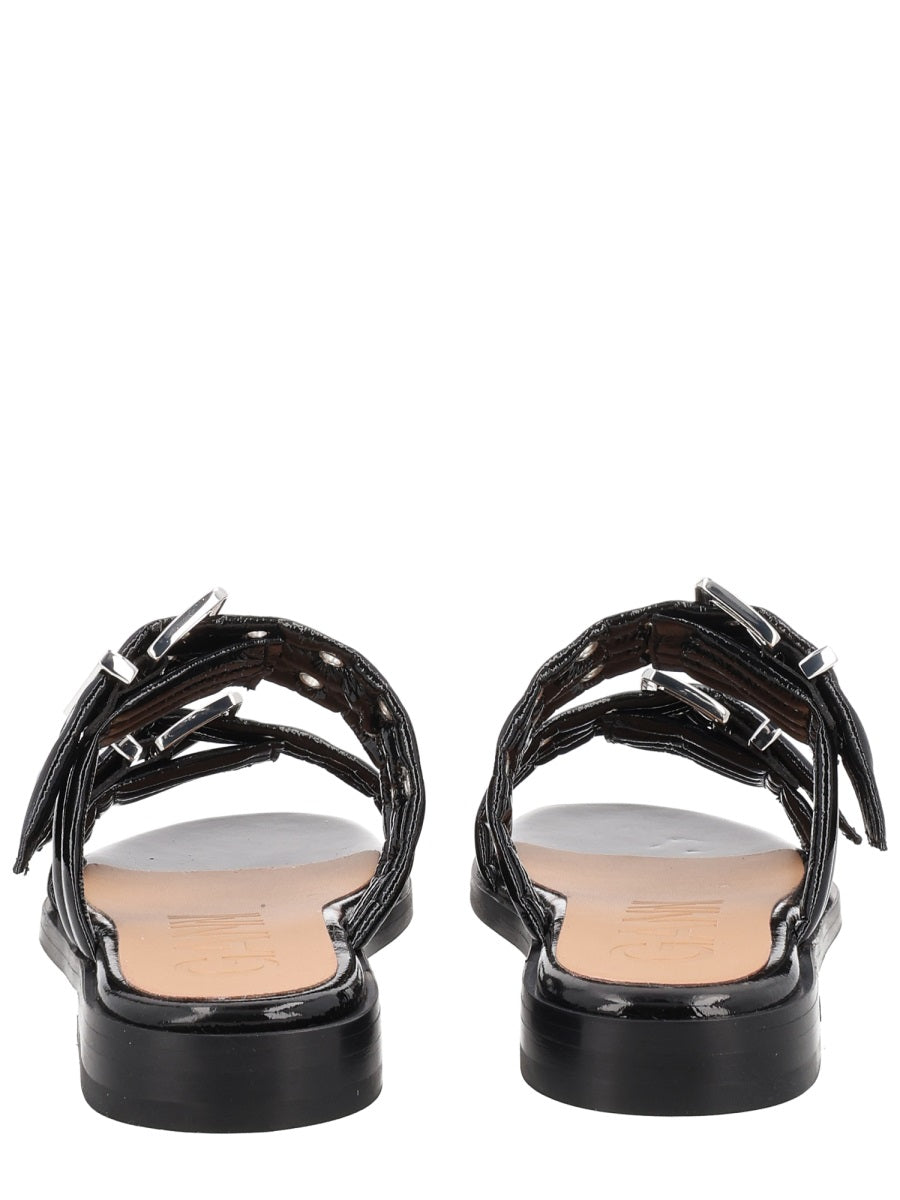 Sandals With Buckle Black