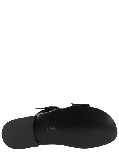 Sandals With Buckle Black
