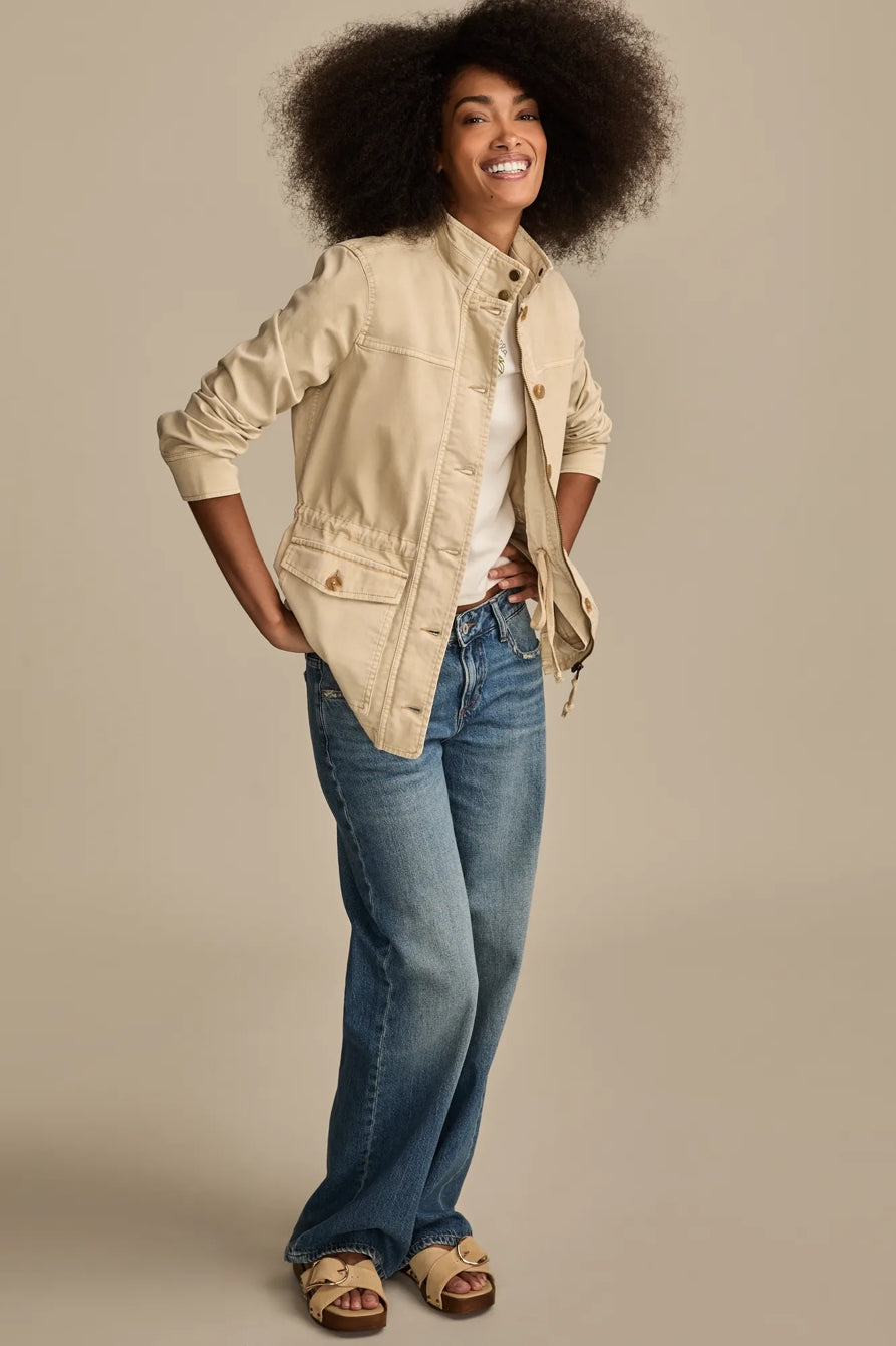 Lucky Brand Women's Utility Jacket - Wood Ash