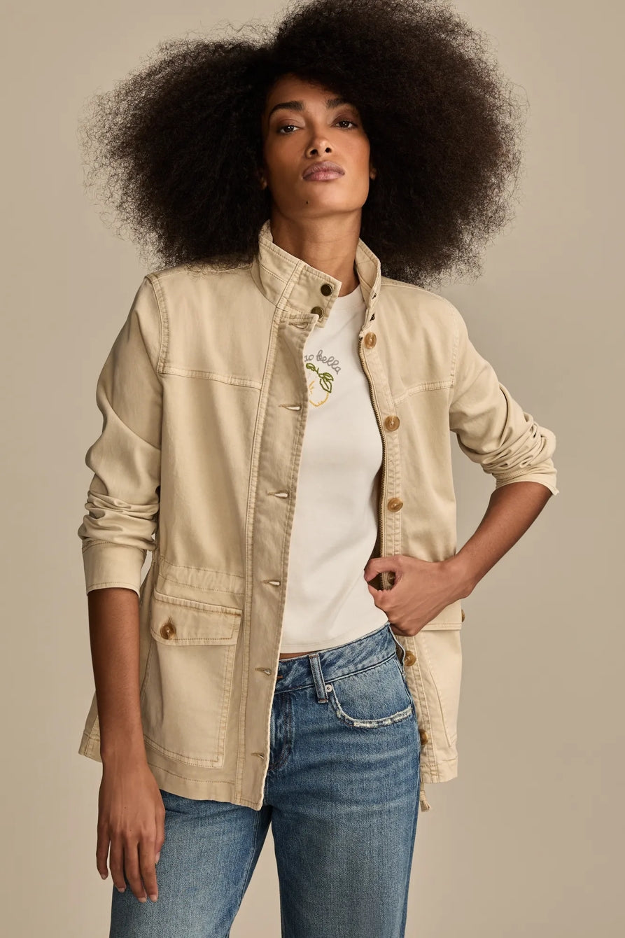 Lucky Brand Women's Utility Jacket - Wood Ash