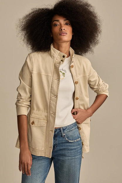 Lucky Brand Women's Utility Jacket - Wood Ash