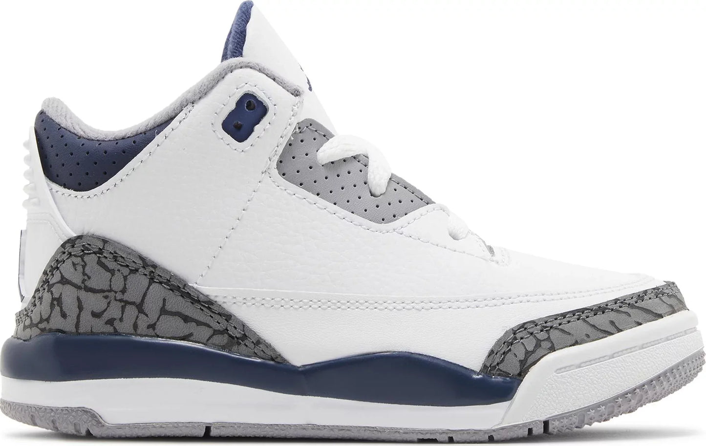 Air Jordan Toddlers Retro 3 'Midnight Navy' Td Sneakers