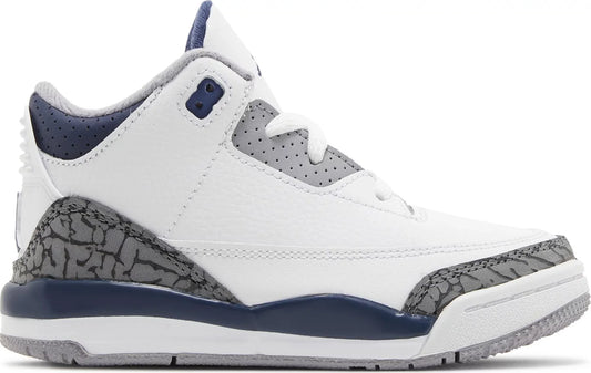 Air Jordan Toddlers Retro 3 'Midnight Navy' Td Sneakers