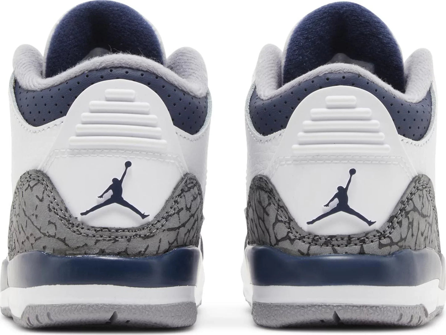 Air Jordan Toddlers Retro 3 'Midnight Navy' Td Sneakers