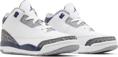 Air Jordan Toddlers Retro 3 'Midnight Navy' Td Sneakers
