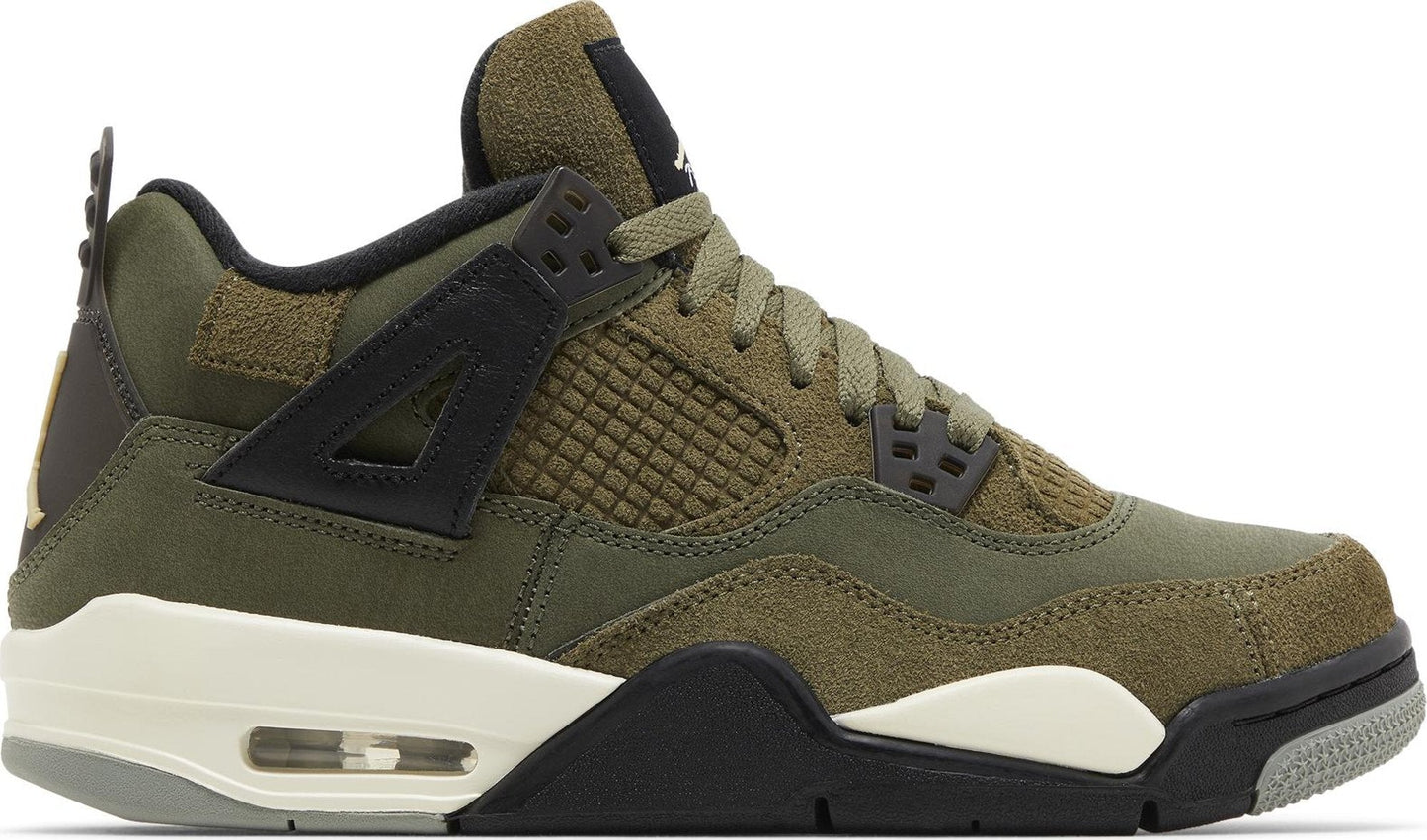 Grade School Air Jordan Retro 4 Se 'Craft Medium Olive' (Gs)