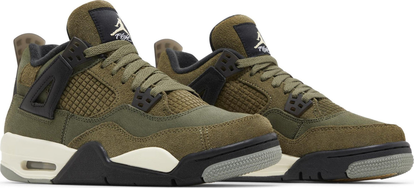 Grade School Air Jordan Retro 4 Se 'Craft Medium Olive' (Gs)