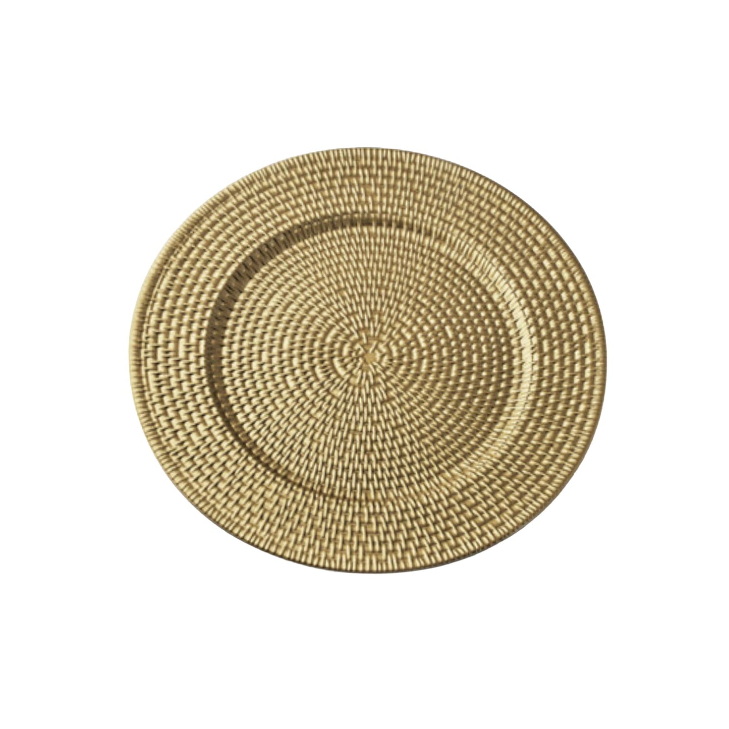 Jay Companies Suzani Gold Plated Set Of 4 Charger Plates 13"D