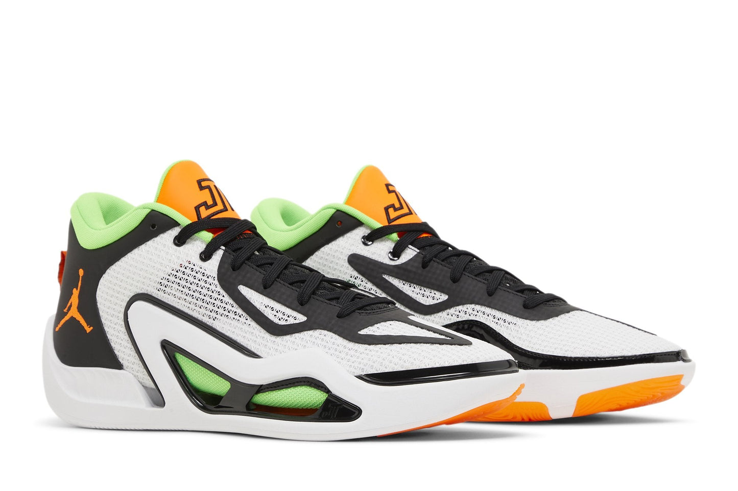 White/Black/Green Strike/Total Orange-