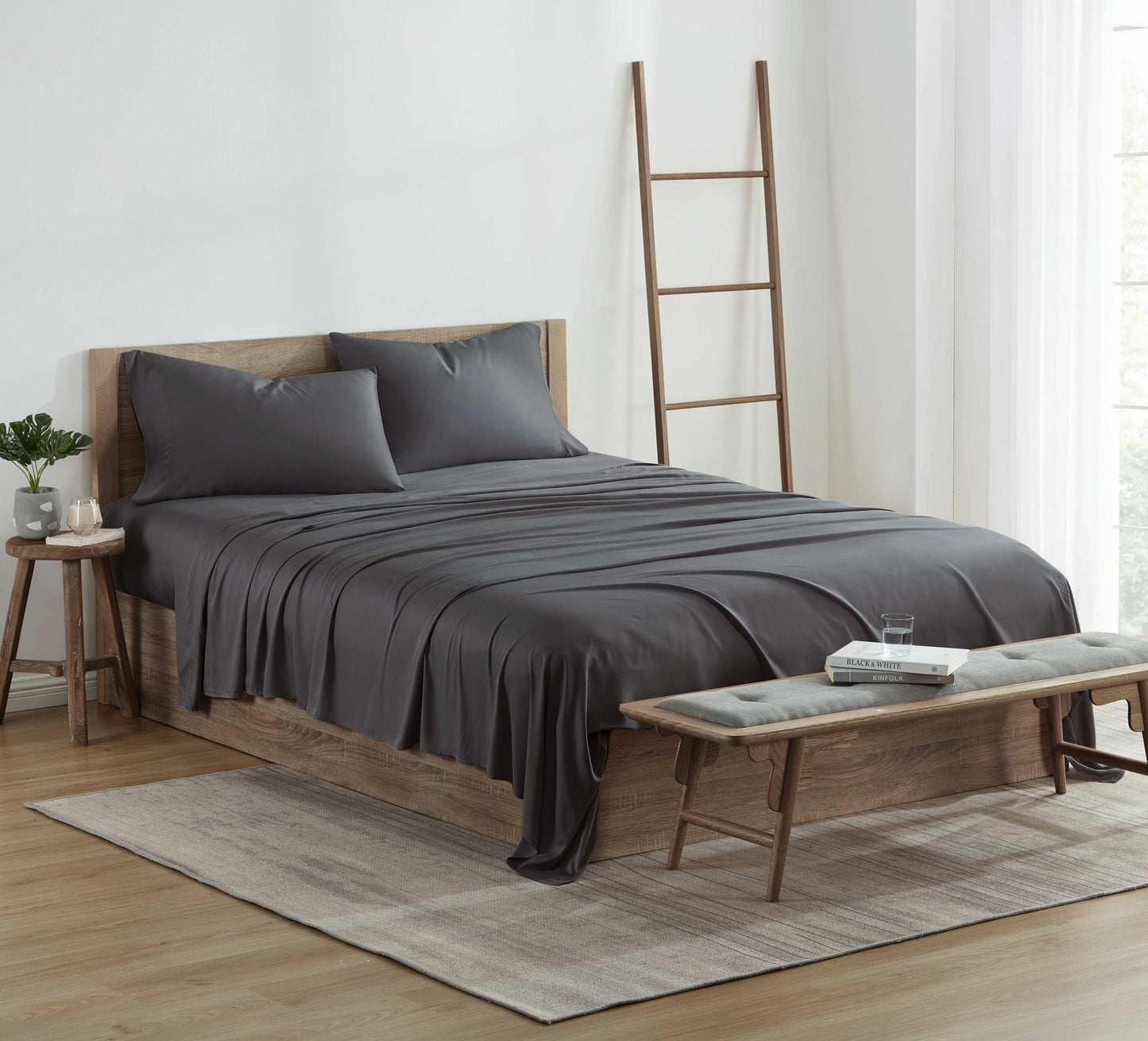 Kathy Ireland 300 Thread Count Bamboo 2 Piece Pillowcases