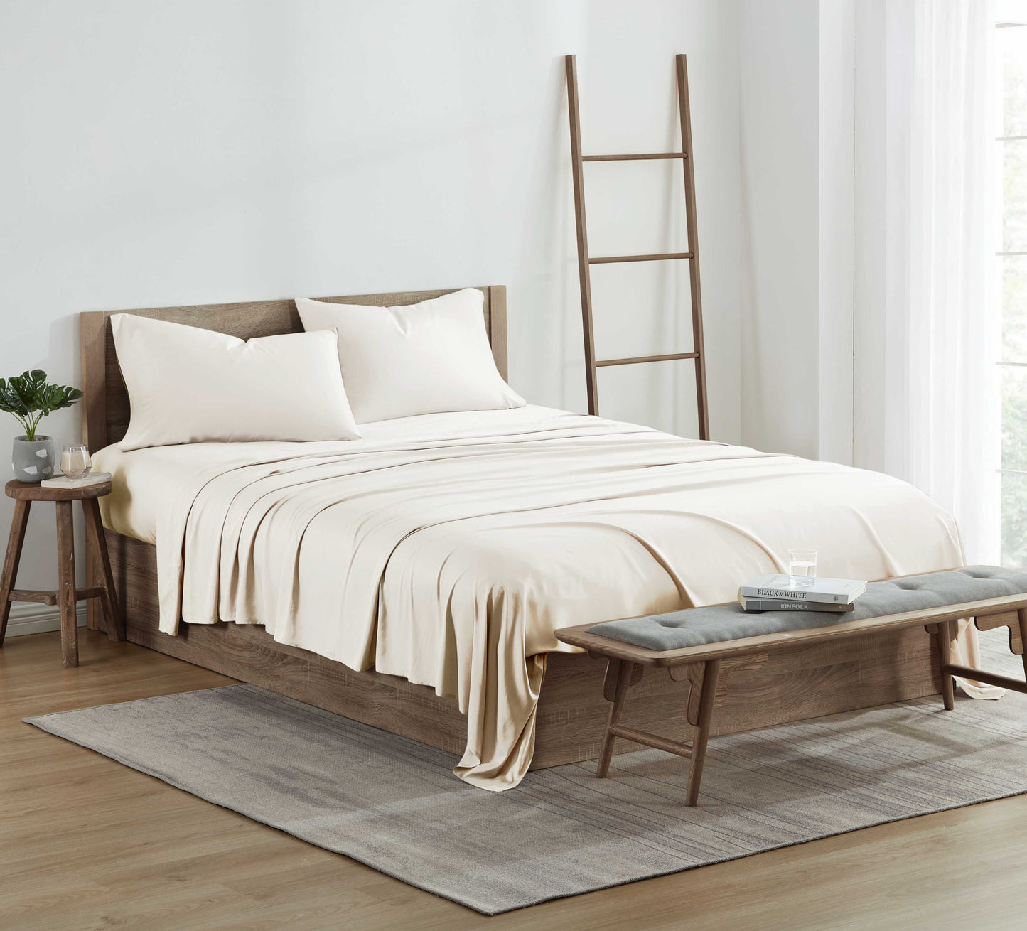 Kathy Ireland 300 Thread Count Bamboo 2 Piece Pillowcases