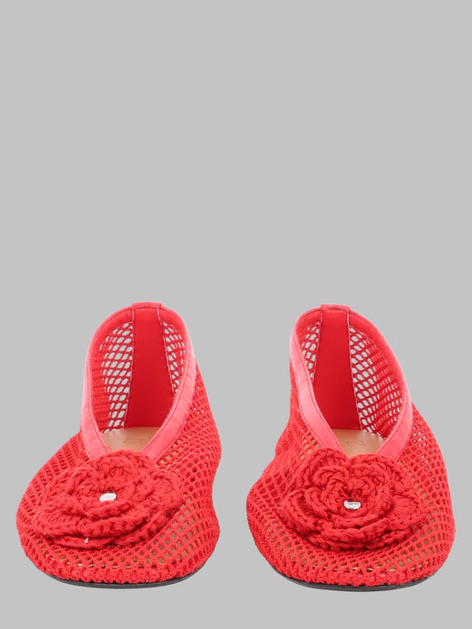 Ballerina Flats Jenny Mesh Red