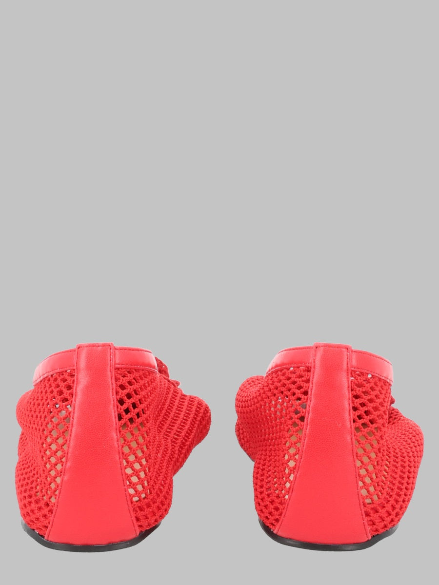 Ballerina Flats Jenny Mesh Red