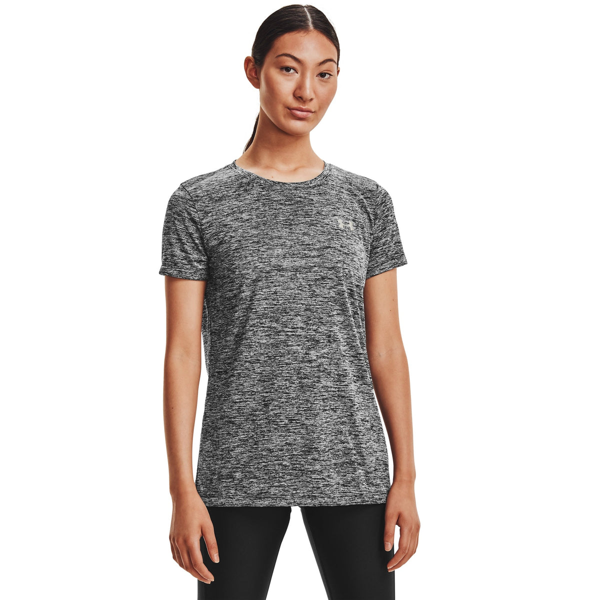 Under Armour Womens UA Tech Twist T-Shirt - Heather Grey